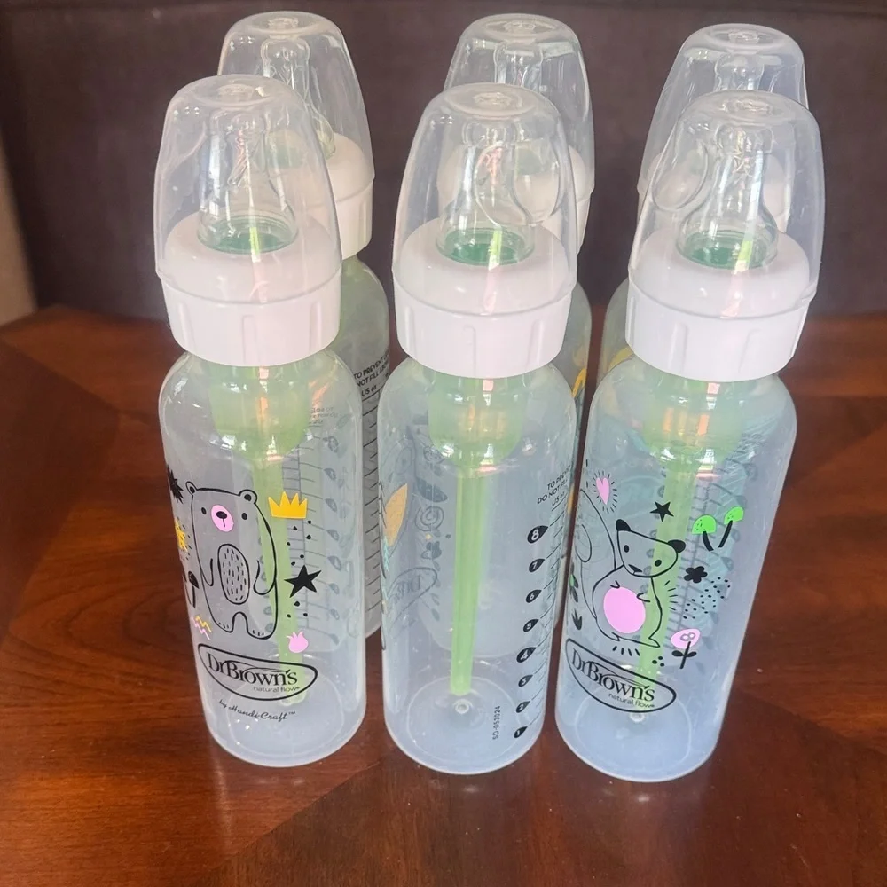 Dr. Brown's Clear Baby Bottles Anti Colic (Set of 6) - Picture 1 of 1